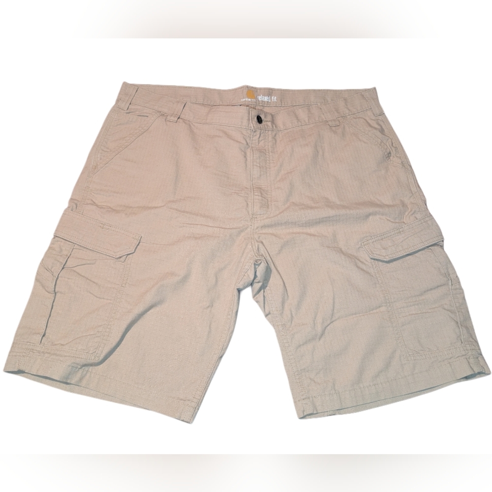 Men's Beige Cargo Shorts
